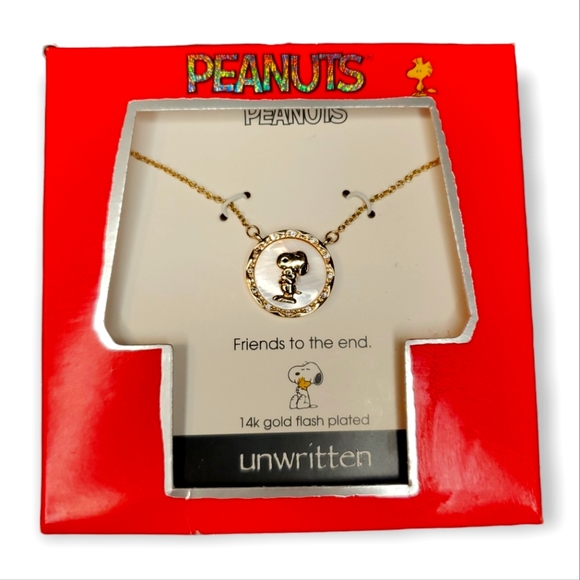 Peanuts Jewelry Peanuts Friends To The End Necklace Nwt Poshmark